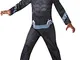 Rubie's-640907-M Black Panther Costume Panter per Bambini, Multicolore, M, 640907-M