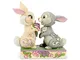 Disney Tradition Thumper e Blossom Figurina, Resina, Multicolore, 9 x 9 x 15 cm