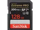 SanDisk 128GB Extreme PRO scheda SDXC + RescuePro Deluxe fino a 200 MB/s UHS-I Class 10 U3...