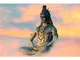 Arte della Tela Moderna Dio indù Shiva Arte Muraria Canvas Painting Incisione Hindu Art Pi...
