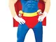 Guirca-80743 Costume Beerman/Supereroe Adulto, Blu,Rosso e Giallo, Large, 80743.0