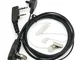 BAOFENG 3,5 mm Cuffie con microfono e PTT Radioddity Radio
