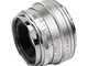 Pergear - Obiettivo 25 mm F1.8 per Fujifilm X Mount X-A1 X-A10 X-A2 X-A3 A-at X-M1 XM2 X-T...