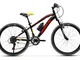 Cicli Lombardo Bici MTB 24 Tropea Black/Red DY2403