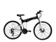 Ecosmo, mountain bike pieghevole in alluminio, ruote da 26”, cambio Shimano 26AF18BL