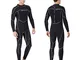 HUOFEIKE Muta Professionale in Neoprene da 3 mm, Muta da Surf per Uomo e Donna Open Water...