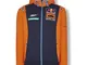 Red Bull KTM Official Teamline Zip Felpa con Cappuccio, Blu Uomini Small Hoodie, KTM Racin...