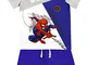 Marvel Maglietta e Pantaloncini per Ragazzi Spiderman Multicolore 3-4 Anni