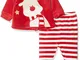 Chicco Completo Coprifasce con Ghettina Tutina, Rosso (Rosso Medio 075), 56 (Taglia Produt...