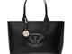 Emporio Armani Logo Shopping Donna Handbag Nero