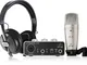 Behringer U-PHORIA STUDIO Pacchetto completo di registrazione/podcast con interfaccia audi...