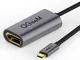 QgeeM - Cavo adattatore da USB C a DisplayPort, 4 K a 60 Hz, adattatore Thunderbolt 3 a DP...