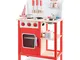 New Classic Toys- New Toys-11055-Cucina Classic Rosso Giocattolo in Legno accessoriata per...