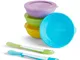 Munchkin Love-A-Bowls, Set di Ciotole e Cucchiai per Svezzamento per Bambini a Partire da...