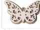 36 PEZZI farfalla in legno 5 cm decorazione bomboniera