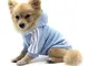 QiCheng & LYS Adidog Dog Hoodies Vestiti, Pet Puppy Cat Cute Cotton Warm Hoodies Sweater (...