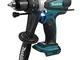 Makita DHP458Z DHP458Z-Taladro percutor 18V Litio-Ion Solo Maquina Senza Batteria e carica...