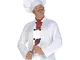 Amakando Travestimento da cuciniere Set Costume da Cuoco Uniforma da Chef Abito Festa in M...