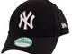 New Era, berretto da baseball 9Forty, regolabile, motivo New York Yankees in bianco, nero,...