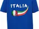 Supportershop Italia Calcio Fan T-Shirt, Blu (Blu Elettrico), 4/5 Anni