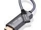 Adattatore Cavo USB-C Femmina a HDMI Maschio, Convertitore da Ingresso USB Tipo C 3.1 a Us...