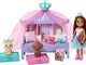 Barbie- Princess Adventure, ​Playset Cameretta da Favola con Bambola Chelsea, 2 Cuccioli e...