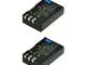 2x ChiliPower EN-EL9, ENEL9 Batteria (1300mAh) per Nikon D3000, D5000, D40, D60, D40X, D3X