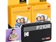 KODAK Mini 2 Retro 4PASS Stampante Fotografica Portatile (5.3x8.6cm) + Pacchetto con 68 Fo...