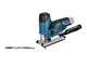 Bosch Professional 0.601.5A1.001 GST 70 Sega Senza Filo, 12 V, Blu, Solo, karton, 10.8 V