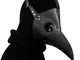 DM201605 - Maschera da medico della peste, con becco lungo da uccello, stile steampunk, in...