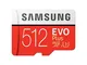 Samsung Memorie MB-MC512GA EVO Plus Scheda microSD da 512 GB, UHS-I U3, Fino a 100 MB/s, c...