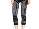 X-Bionic Running Vestiti per Adulto Funzione Lady The Trick Running Pants Medium, Black/Wh...