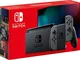 Nintendo Switch Konsole mit einem Paar grauer Joy-Con