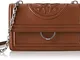 Pinko Love New Monogram, Borsa a tracolla Donna, Marrone (Cuoio), 7.5x16.5x27 cm (W x H x...