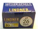 Lindner - 100 capsule portamonete originali da 26 mm, per monete da 2 euro