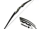 MILAEM 60" Tiro con L'Arco Arco ricurvo e frecce Set 30-60lbs Arco da Caccia Arco in Legno...