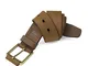 Timberland PRO - Cintura da lavoro per uomo, in pelle, 40 mm -  Beige -