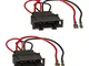 tomzz Audio 7157-000 Adattatore altoparlante (set di 2) a DIN compatibile con VW Golf 4 5...