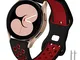 Galaxy Watch4 44mm Cinturino/Galaxy Watch4 40mm Cinturino, 20mm Braccialetto Silicone Cint...