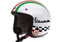 Adesivi per Casco Kit VESPA - Nero Rosso Blu Giallo Arancione Bianco - Strisce Italia Cerc...