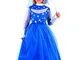 Fiori Paolo-Fatina Costume Bambina, Blu, L (7-9 anni), 61053.L