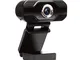 i-Star Webcam per PC con microfono, 1080p USB Web Cam Plug and Play per videoconferenze HD...