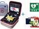 Defibrillatore Semiautomatico Life-POINT Pro AED - Piastre adulti incluse e cartello DAE -...