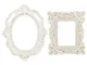 SOIMISS 2PCS Vintage Cornice Ovale Piazza Antico Tavolo di Montaggio A Parete Photo Frame...