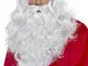 Smiffy's-Smiffys Kit Babbo Natale, Bianco, con parrucca e barba Uomo, Taglia Unica, 38317