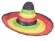 Vegaoo - Sombrero Messicano Multicolore Adulto - Taglia UnicaSombrero Messicano Multicolor...