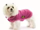 Fashion Dog Cappotto per cani in pile – fucsia – 80