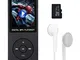 Ecloud Shop® Lettore MP3 e MP4, lettore musicale portatile con audio senza perdite e radio...