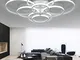ONLT Plafoniera LED da soffitto,Super-sottile cerchio Soffitto moderni lampadari di luce L...