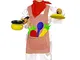 Stamco Costume da Cuoco per Bambini (Taglia 6)